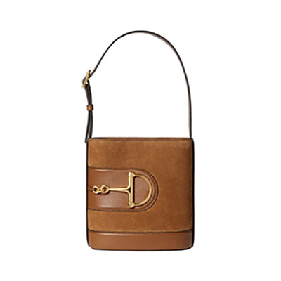 GUCCI-833665 2718 구찌 브라운 가죽 구찌 73 미니 숄더백