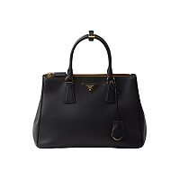 [스페셜오더]PRADA-1BA274 프라다 블랙 사피아노 갤러리아 미디움 탑 핸들백