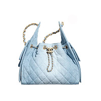 CHANEL-AS5293 샤넬 블랙 워시드 데님 CHANEL 25 스몰 백