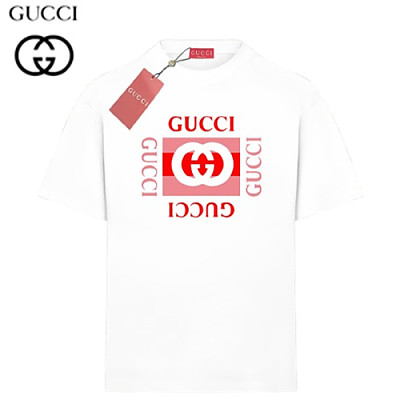 GUCCI-060914 구찌 블랙 프린트 장식 티셔츠 남여공용