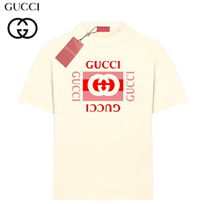 GUCCI-060914 구찌 블랙 프린트 장식 티셔츠 남여공용