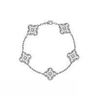 VAN CLEEF ARPELS-VCARD3 반클리프 옐로우 골드/블랙 빈티지 알함브라 브레이슬릿