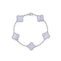VAN CLEEF ARPELS-VCARD3 반클리프 옐로우 골드/블랙 빈티지 알함브라 브레이슬릿