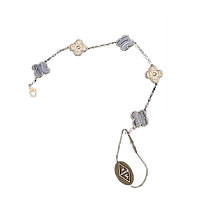 VAN CLEEF ARPELS-VCARD3 반클리프 옐로우 골드/블랙 빈티지 알함브라 브레이슬릿