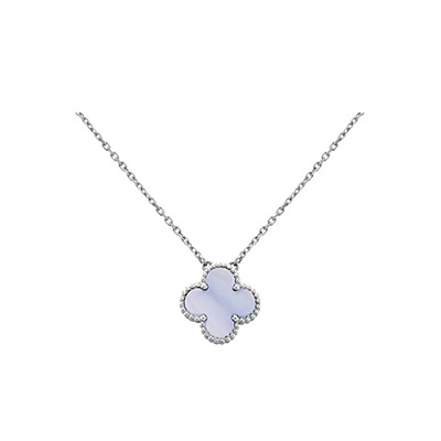 VAN CLEEF ARPELS-VCARP9 반클리프 실버 빈티지 알함브라 펜던트