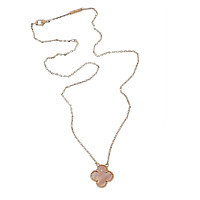 VAN CLEEF ARPELS-VCARD3 반클리프 실버/레드 빈티지 알함브라 펜던트