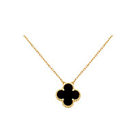 VAN CLEEF ARPELS-VCARD3 반클리프 실버/레드 빈티지 알함브라 펜던트