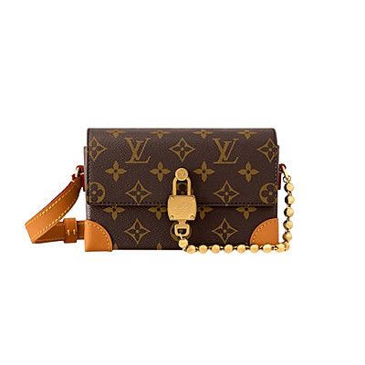 LOUIS VUITTON-M11522 루이비통 블루 모노그램 토뤼옹 스티머 웨어러블 월릿