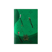 LV-M83519 루이비통 모노그램 여행스티커 패스포트 커버 지갑 10cm
