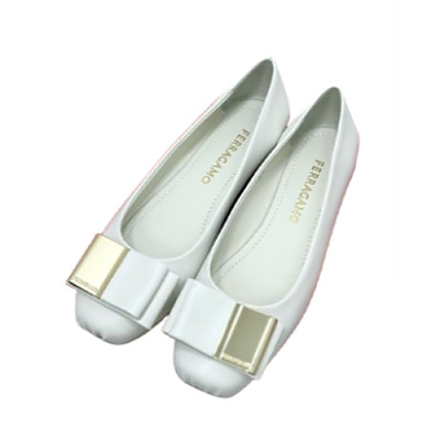 Ferragamo-07115 페라가모 블랙 양가죽 발레 플랫 슈즈