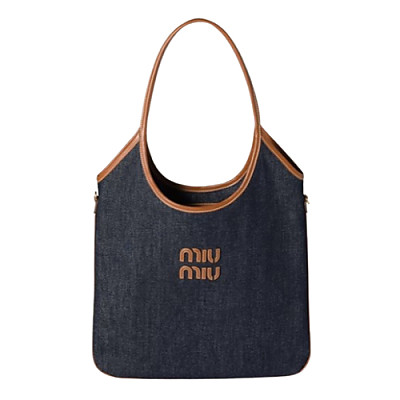 MIUMIU-5BG231 미우미우 화이트 아이비 가죽 패치워크 백
