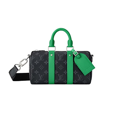 LOUIS VUITTON-M15076 루이비통 오프 화이트 모노그램 헤리티지 키폴 반둘리에 25