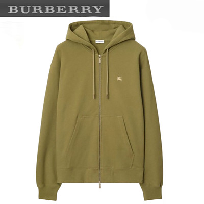 BURBERRY-81109371 버버리 블랙 크로스 스티치 EKD 코튼 지퍼 후디 남여공용