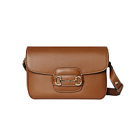 GUCCI-815178 1000 구찌 블랙 가죽 구찌 홀스빗 1955 스몰 숄더백
