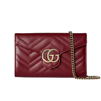 GUCCI-837745 1000 구찌 블랙 GG 마몽 체인 지갑