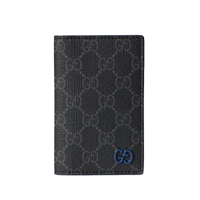 GUCCI-768249 9742 구찌 베이지/브라이트 그린 바이컬러 GG 롱 카드 케이스
