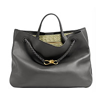 BOTTEGA VENETA-806010 보테가 베네타 블랙/실버 라지 안디아모