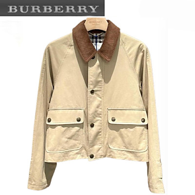 BURBERRY-082010 버버리 카키 코튼 재킷 여성용