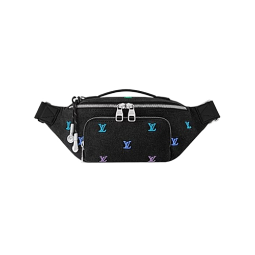 LOUIS VUITTON-M13961 루이비통 블랙 LV 블라종 데님 러시 범백