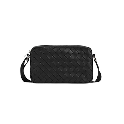 BOTTEGA VENETA-755923 보테가 베네타 블랙 스몰 인트레치아토 카메라 백