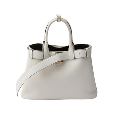 PRADA-1BA434 프라다 브라운 버클 미디엄 가죽 핸드백
