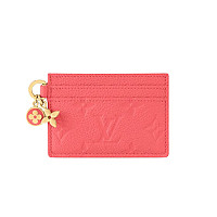 LOUIS VUITTON-M12215 루이비통 모노그램/레드 LV 참 카드 홀더