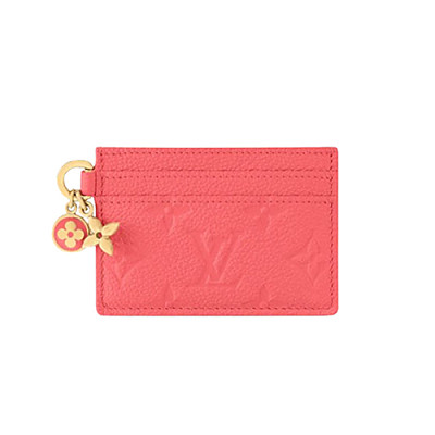 LOUIS VUITTON-M12178 루이비통 건 메탈 모노그램 앙프렝뜨 LV 참 카드 홀더