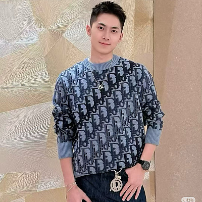 DIOR-10298741 디올 2025년 Oblique 신상 캐미시어 스웨터 남녀공용