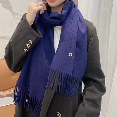 Loro Piana-110312 로로피아나 2025년 겨울 신상 100% 캐시미어 원컬러 머플러(5컬러)