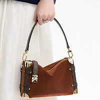 LV-M46358 루이비통 모노그램 사이드 트렁크 MM 핸드백 21cm