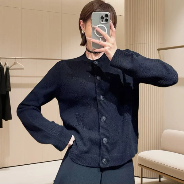 LOUIS VUITTON-1AH87X 루이비통 25년 신상 가디건 블랙 여성용