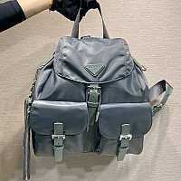 PRADA-1BZ811 프라다 화이트 파우치 미디엄 리나일론 백팩 30cm