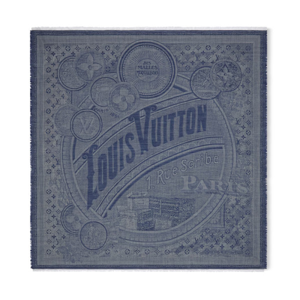 LOUIS VUITTON-M94891 루이비통 말 메르뵈이외즈 숄 Malles Merveilleuses Shawl