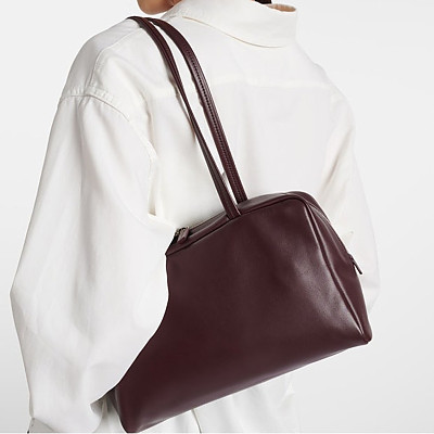 [스페셜오더]THE ROW-1887 더 로우 Astra 아스트라 볼링 나파 가죽 다크브라운