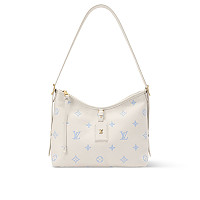 LOUIS VUITTON-M11843 루이비통 베이지 스웨이드 모노그램 마히나 캐리올 PM