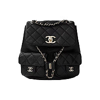[스페셜오더]CHANEL-AS2908 샤넬 듀마 원포켓 백팩 스몰 카프스킨 블랙 금장