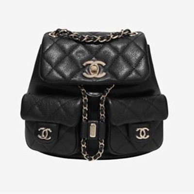 [스페셜오더]CHANEL-AS3618 샤넬 듀마 원포켓 백팩 미디움 카프스킨 블랙 금장