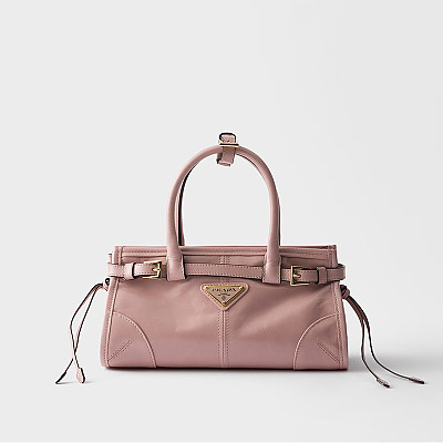 PRADA-1BA486 프라다 화이트 보니 미니 가죽 핸드백