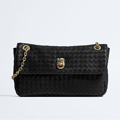 [스페셜오더]BOTTEGA VENETA-876648 보테가 베네타 인트레치아토 체인 매디슨 에크루