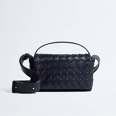 [스페셜오더]BOTTEGA VENETA-857931 보테가 베네타 인트레치아토 미니 백 플랩백 올리브 그린