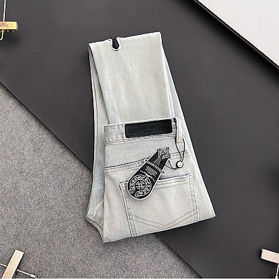 Chrome Hearts-07285 크롬하츠 클래식 캐주얼 스트레치 청바지