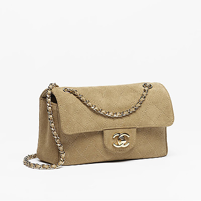 [스페셜오더]CHANEL-AS6626 샤넬 2026년 가을 겨울 미니 플랩백 스웨이드 카프스킨 골드 메탈 20cm