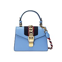 [스페셜오더]GUCCI-470270 8015 구찌 실비 블랙가죽 미니 탑핸들백