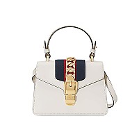 [스페셜오더]GUCCI-470270 8015 구찌 실비 블랙가죽 미니 탑핸들백
