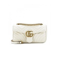 GUCCI-443497 1000 구찌 블랙 페이턴트 가죽 GG 마몽] 스몰 숄더백