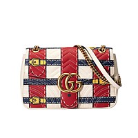[스페셜오더]GUCCI-443496 1000 구찌 블랙 GG 마몽 미디엄 마틀라세 숄더백
