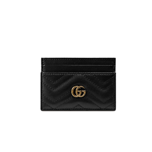 [스페셜오더]GUCCI-443127 1000 구찌 GG 마몽 마틀라세 블랙 카드 홀더