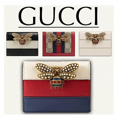 [스페셜오더]GUCCI-476072 8224 구찌 퀀 마가렛 가죽 카드 케이스