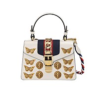 [스페셜오더]GUCCI-470270 8015 구찌 실비 블랙가죽 미니 탑핸들백