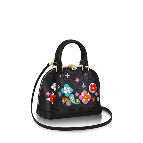 [스페셜오더]LOUIS VUITTON-M54836 루이비통 에삐 레더 패치워크 블랙 알마 BB